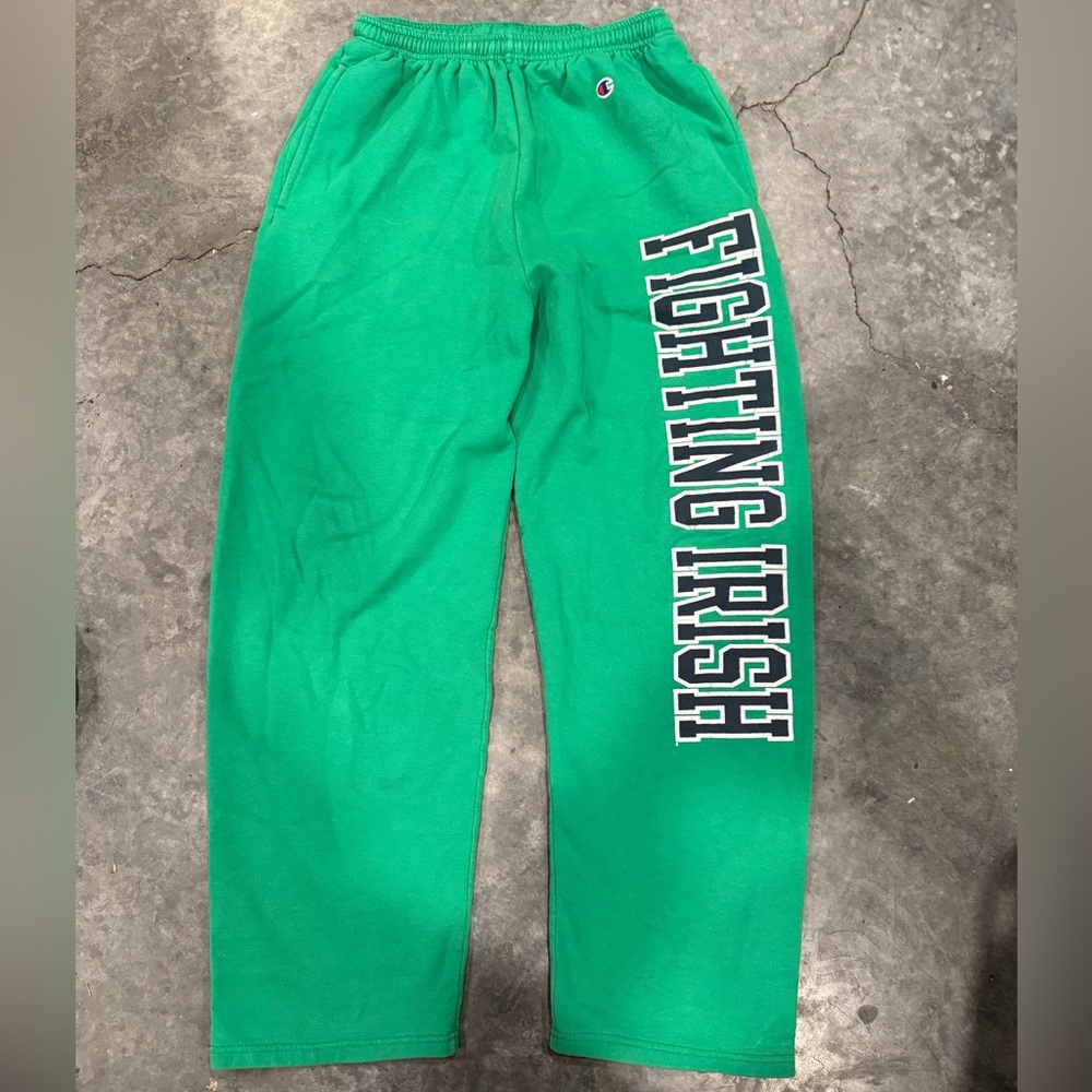 Notre Dame Champion Eco Fleece Green Apparel